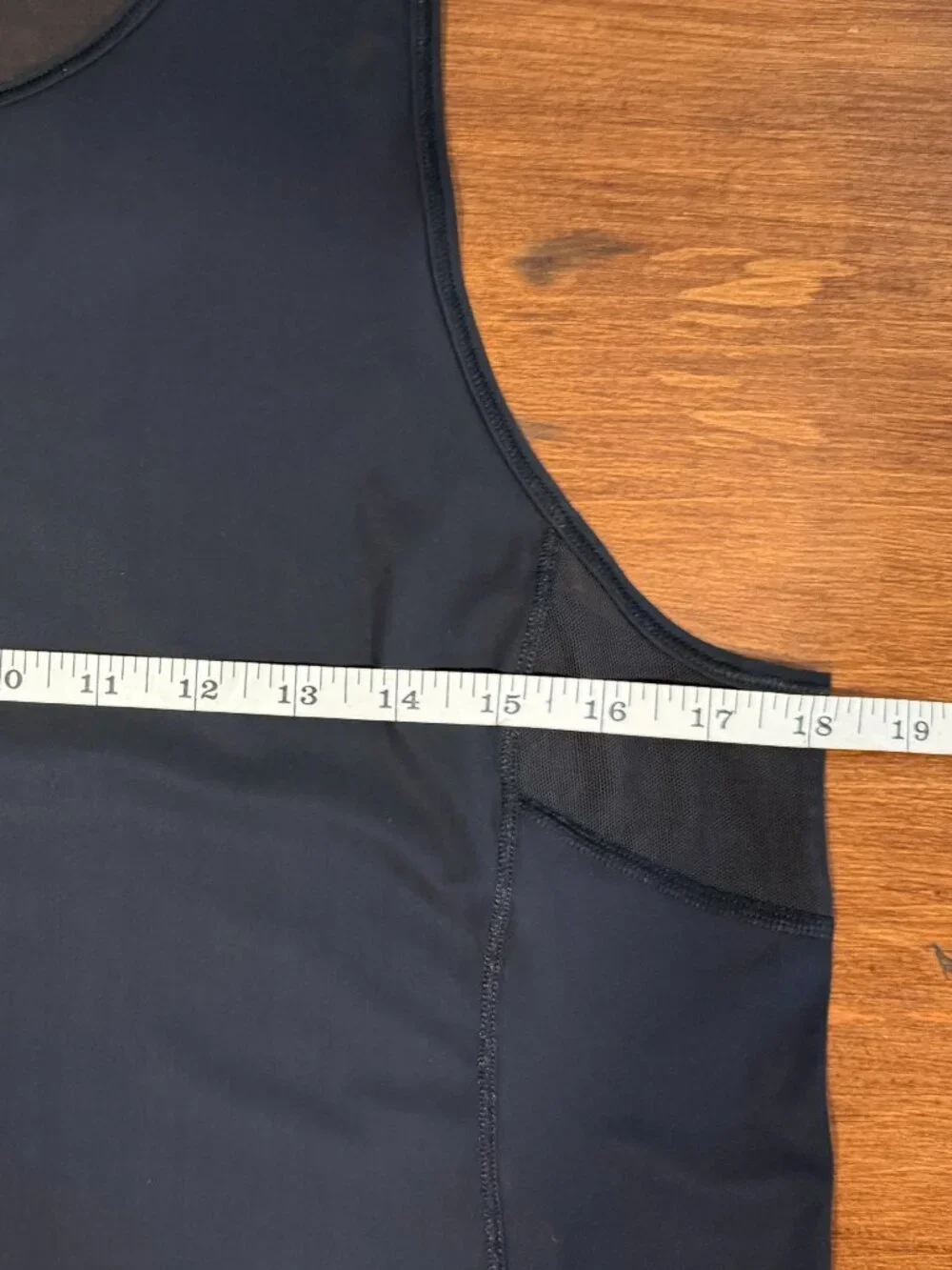 Lululemon Sculpt Tank Top Black Mesh Back Activewear Running Training Womens 6